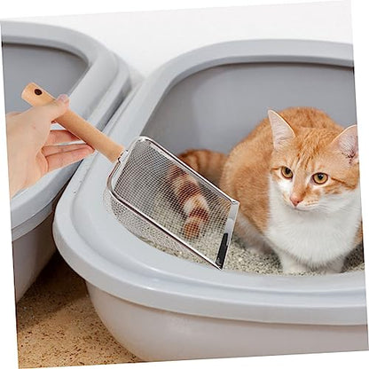 BESPORTBLE Cat Litter Scoop Handle Litter Shovel for Cats and Reptiles Fine Mesh Design for Easy Waste Cleanup and Reptile Containers