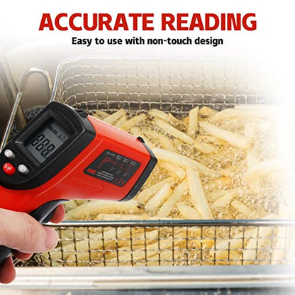MEASUREMAN Infrared Thermometer (Not for Human),Standard Size Temperature Gun Non-Contact Digital Laser Thermometer-58℉~752℉(-50℃ to 400℃) - size: -58℉~752℉(-50℃ to 400℃)