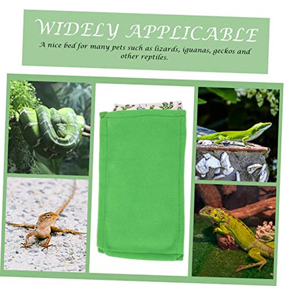 Portable Reptile Sleep Bag Thermal Blanket Pillow Bearded Dragon Mat Reptile Liner Easy Wash m
