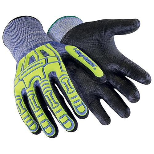 HexArmor Cut-Resistant Impact Protection PU Palm Work Gloves | Rig Lizard® Series 2095 | X-Small - color: Rig Lizard Thin Lizzie 2095 | Ultimate Dexterity, size: X-Small (Pack of 1)