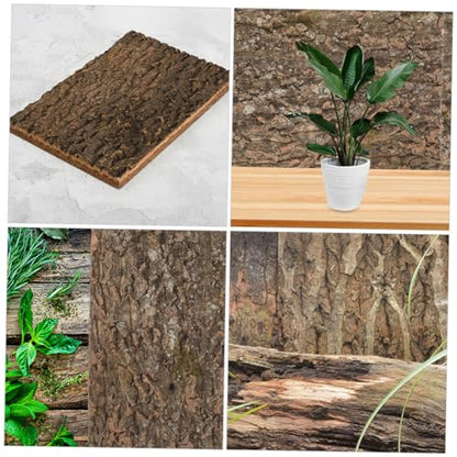 Terrarium Background Natural Tree Bark Backdrop for Reptile Tanks Aquariums Cork Bark Climbing Mat Delicate Habitat Decoration Creates Lifelike Environment for Reptiles