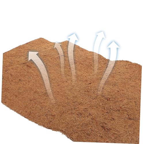 Mipcase Natural Coconut Fiber Reptile Mat Bedding Liner Breathable Substrate for Turtles and Lizards Coconut Coir for Clean and Comfortable Habitat - size: Size 2