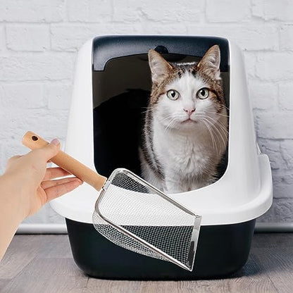 Kisangel Pet Reptile Litter Scoop Waste Shovel for Cleaning Reptile Litter Compact Design for Corners for Turtles Lizards Geckos and Snakes