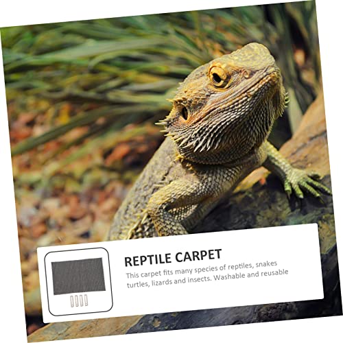 Totority Reptile Mat Non Adhesive Liner for Turtle Lizard Snake Pet Bedding Substrate Carpet