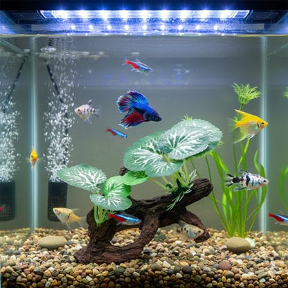 Betta Fish Tank Decor Artificial Driftwood for Aquarium Decorations Plants Driftwood Cave Small Fish Tank Decor Ornaments Accessories