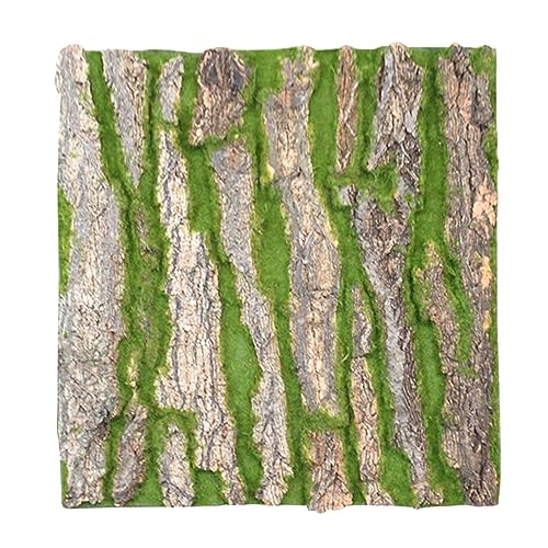 Artificial Moss Bark, Fake Moss Wall | Reptile Terrarium Background, Simulation Fake Moss Sheet for Crafts, Home Decoration Cork Moss Mat (Size : 50x50cm(19 3/4 x 19 3/4in)) - size: 50x50cm(19 3/4 x 19 3/4in)