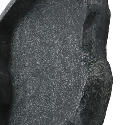 Tortoise Water Bowl - Reptile Water Food Dish Medium - Shallow Rock Reptile Feeder - Pet Aquarium Ornament Terrarium Dish Plate for Feeding Water Tortoise Lizard, 7.1 * 5.5 * 0.8in