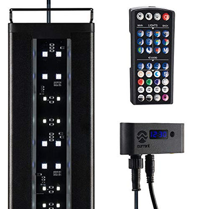Current USA 72" Inch Satellite Freshwater LED Plus Full Spectrum RGB+W Light for Aquariums | Wireless 24 Hour Remote Control Fish Tank Lighting (4509) - size: 72 inch