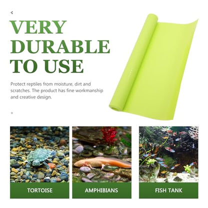 2Pcs Reptile Mat EVA Non-Stick Heat Absorbing Terrarium Bedding Pad for Tanks Floor Liner for Bearded Dragon Snakes Lizards Turtles