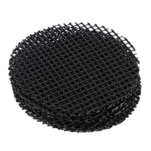 10PCS 10cm Plastic Pot Hole Mesh Mats for Gardening Flower Pot Drainage Screen Plant Potting Substrate Barrier Terrarium Supplies Root Protection (Diameter 8 cm) - size: Diameter 8 cm