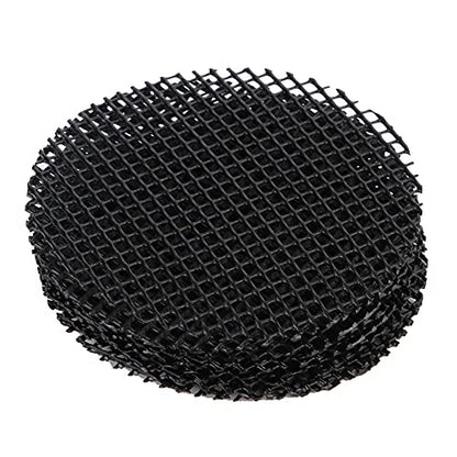 10PCS 10cm Plastic Pot Hole Mesh Mats for Gardening Flower Pot Drainage Screen Plant Potting Substrate Barrier Terrarium Supplies Root Protection (Diameter 8 cm) - size: Diameter 8 cm