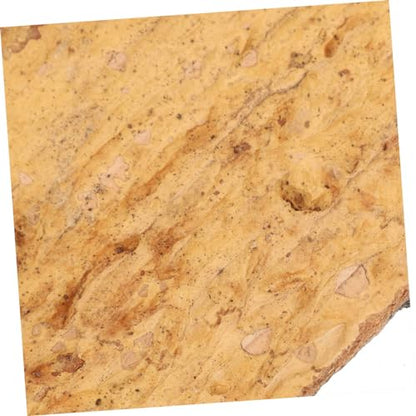 Happyyami 4pcs Fish Tank Landscaping Gecko Tank Backdrop Cork Bark Background Reptile Habitat Decoration Reptile Wooden Cork Tile Aquarium Decor Reptile Tank Natural Cork Bark Crawl 3D