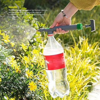 High-Pressure Handheld Garden Sprayer with Adjustable Nozzle - Durable, Compact & Perfect for Lawn, Plants, and Home Use - color: Green