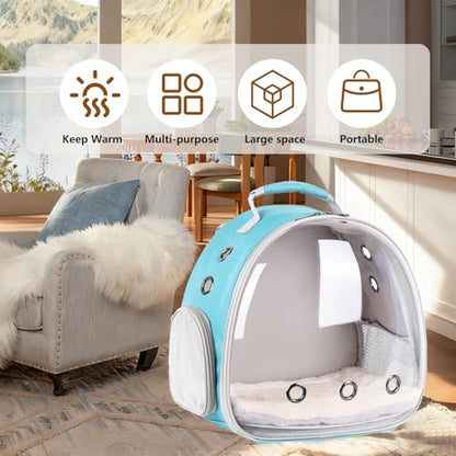 2-Pack Guinea Pig Carrier Backpack and Playpen with Lid, Breathable Pet Playpen Pop Open Exercise Fence, Portable Small Animal Cage for Rabbits, Chinchillas, Squirrel, Lizard, Sugar Glider - color: Green