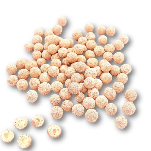 bio Balls for Aquarium Filter Media Pond Filter Material Ceramic Ring Aquarium for Fish Tank Media Bags Hollow Material Accessories (1.1, Pounds)