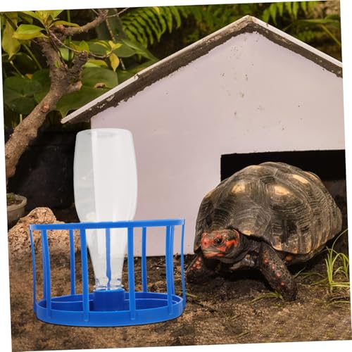 Reptile Water Dispenser and Feeder Automatic Water Bowl for Tortoises Lizards Other Reptiles High Capacity Reservoir for Consistent Hydration Easy to Clean Plastic Design