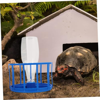 Reptile Water Dispenser and Feeder Automatic Water Bowl for Tortoises Lizards Other Reptiles High Capacity Reservoir for Consistent Hydration Easy to Clean Plastic Design