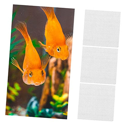 Totority 10pcs Aquarium Decorative Moss Mesh Net Fish Tank Plant Moss Carpet Fixed Net