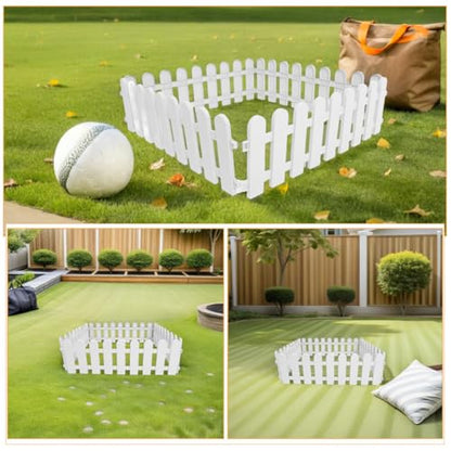 4pcs Outdoor Tortoise Enclosure Fence, Plastic Turtle Playpen Panels 50cm X 20cm, Portable Small Animal Pet Fence for Reptiles and Turtles in Garden Or Yard