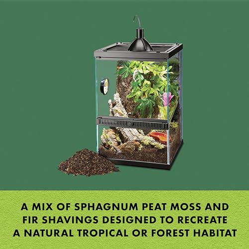 Zilla Pet Reptile Terrarium Substrate Bedding, Jungle Mix, for Frogs, Rainforest Geckos, Toads and Snakes, 24 Quart - size: 24 Quarts (Pack of 1)