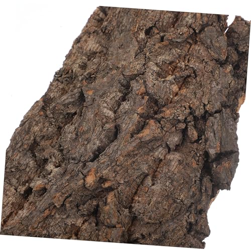 ORFOFE Natural Cork Bark Reptile Climbing Platform 4-Pack Terrarium Decor Reptile Hide for Snakes Lizards Small Pet Habitat Accessories