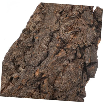 ORFOFE Natural Cork Bark Reptile Climbing Platform 4-Pack Terrarium Decor Reptile Hide for Snakes Lizards Small Pet Habitat Accessories