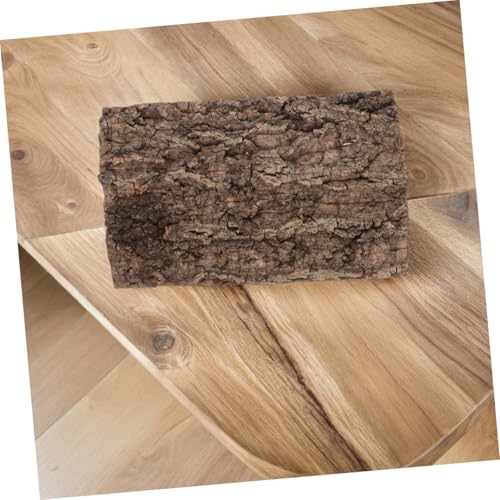YARNOW 2pcs Bark Background for Reptile Terrarium Real Tree Bark Climbing Mat Habitat Decor for Lizard Snake Turtle and Amphibians Easy to Install Sturdy and Authentic Aesthetic