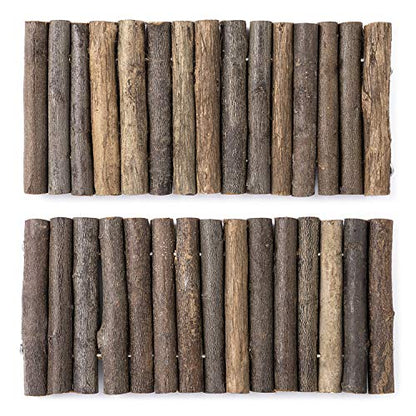 Niteangel Wooden Ladder Bridge, Hamster Mouse Rat Rodents Toy, Small Animal Chew Toy - size: 8.4'' x 3.9'' (2 Packs)