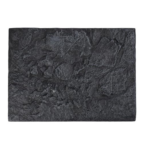 CDQL Aquarium Terrarium Background, Multipurpose 3D Reptile Background, Foam Aquarium Decor Backgrounds, Easy to Assemble for Reptiles Lizard Fish Frog (D) - size: D