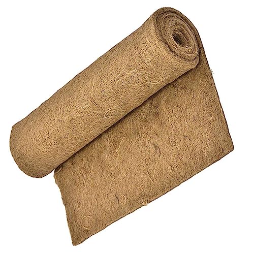 Yardwe Terrarium Liner for Reptiles Jute Fiber Pad for Tortoise Lizard and Snake Tanks Versatile Bedding Mat Reusable and Washable Cushion for