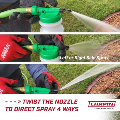 Chapin G390 Hose End Sprayer for Water Soluble Materials, 20 Gallon, 32 Ounce Tank, Finger Control and Backflow Prevention, for Spraying Lawns, Weeds, Insects, Fertilizers, Translucent White - size: 20-Gallon