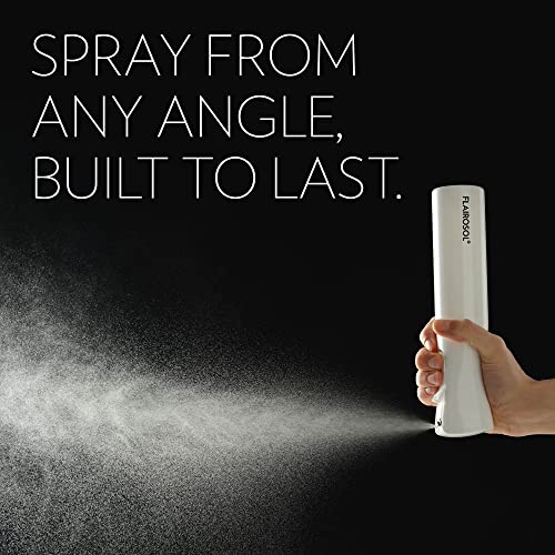 FLAIROSOL - The Original, Continuous Ultra Fine Mist Spray Bottle, Multi-Tasking Marvel for Hair, Skin, Home, Pet Care and more, Refillable and Reusable, 10.1oz/300ml (Clear Bottle-Pink Print) - color: Clear Bottle - Pink Print