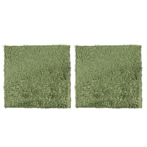 Abaodam 2Pcs Looking Reptile Moss Carpets Absorbent Mats for Climbing Pets Non Abrasive Comfortable for Reptiles for Terrariums and Habitats