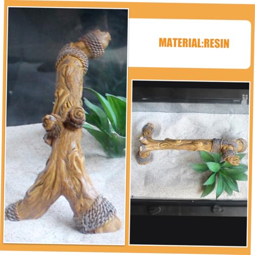 UKCOCO Driftwood Branch for Reptile Habitat Natural Climbing Decor Enriched Landscape for Snake Tanks Aquarium Pieces Reptile Climbing Accessories