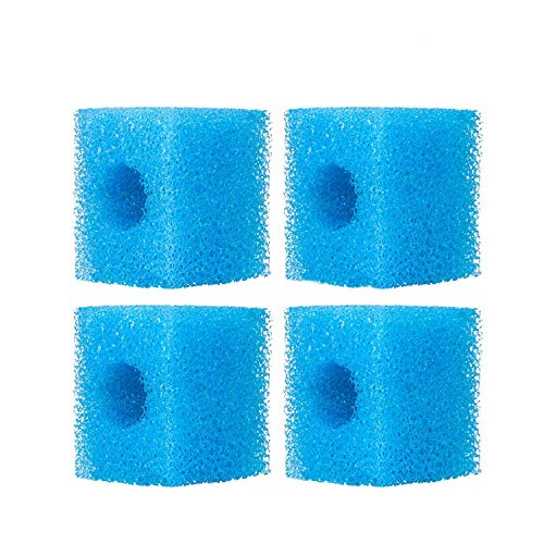 Replacement Sponge Media Filter, 4 Pack of Bio Foams for 320GPH 400GPH Aquarium Internal Filter - size: 4pcs Filter Sponge for 320GPH 400GPH