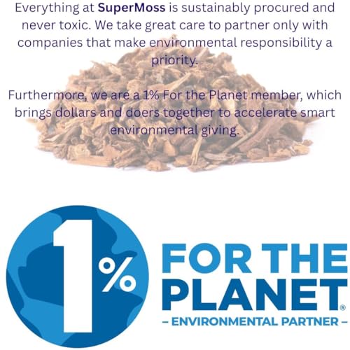 SuperMoss (23111) Orchid Potting Bark, 100% Natural White Fir Bark, 1/4", 2 Cu. Ft. - size: 3,456 Cu. In., style: 1/4"