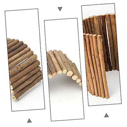 2pcs Reptile Hiding Fence Small Reptile Reptile Supplies Crawler Shelter Small Pet Reptiles Shelter Solid Wood Reptile Shelter Reptiles Hiding Cave Reptiles Hideout, 30x20cm