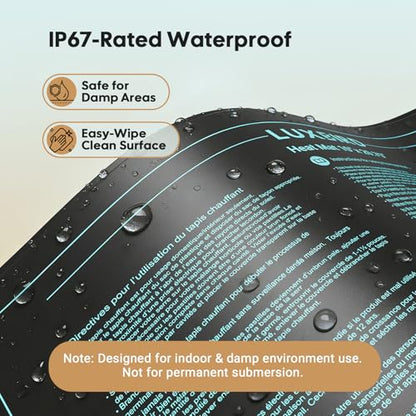 LUXBIRD Seedling Heat Mat 4 Pack 10"x 20.75" UL & MET Certified, Heating Film Warm Hydroponic Heating Pad for Germination, Indoor Gardening, Greenhouse - size: 4 Pack-2026 Upgraded