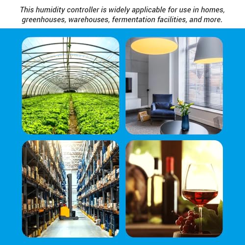 Digital Humidity Controller, 0%~99% RH Humidity Controller Suitable for Fermentation Home Brewing Beer(US)