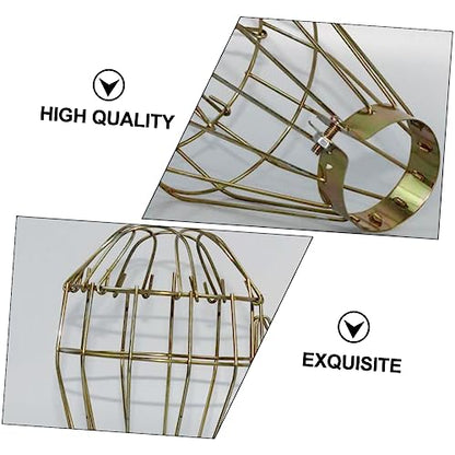 BESTonZON 3Pcs Heating Lamp Protector Iron Mesh Net Lampshade for Pet Supplies for Reptile Enclosures Prevents Burns from Heat Sources Durable Design for Use
