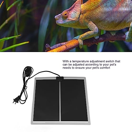 Reptile Heat Pad Under Tank Heater Terrarium Heating Mat for Snakes Lizards Turtles PET Tear Tough Safe (14W) - size: 14W