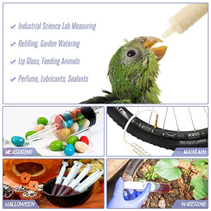 SHAOTONG 1000ml Syringe with 40 Inch Tube and Tip Adapter, for Feeding Pets, Liquid Refilling, Drawing Oil Fluid - size: 1000ML/CC