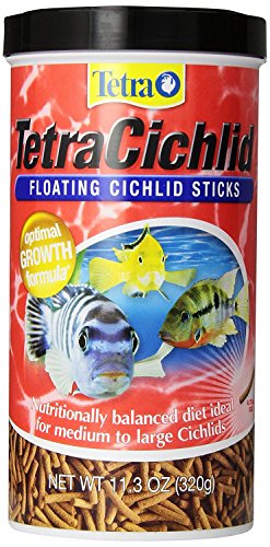 TetraCichlid Floating Cichlid Sticks 11.3 Ounces, Pond Fish Food, Nutritionally Balanced - size: 11.3 Ounce (Pack of 1)