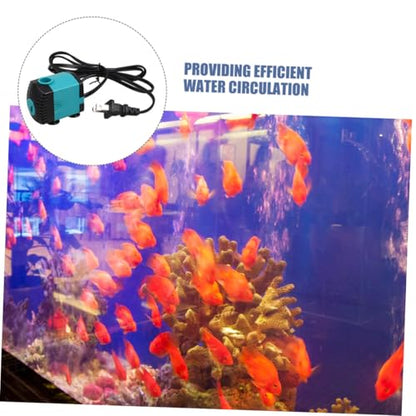 Submersible Fish Tank Pump for Aquariums High Efficiency Water Pump for Tabletop Fountains Hydroponics Energy Saving with Easy Installation Circulation