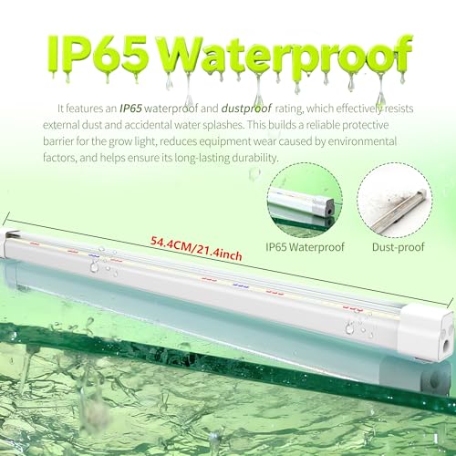 FARMLITE Grow Lights for Indoor Plants Full Spectrum Grow Light Strips for Indoor Plants Grow Lamp Led Seeding Grow Light (4 Pack) - size: 4 Pack
