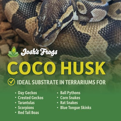 Josh's Frogs Coco Husk Block (5 kg/38 quarts) - size: 38 Quart Block
