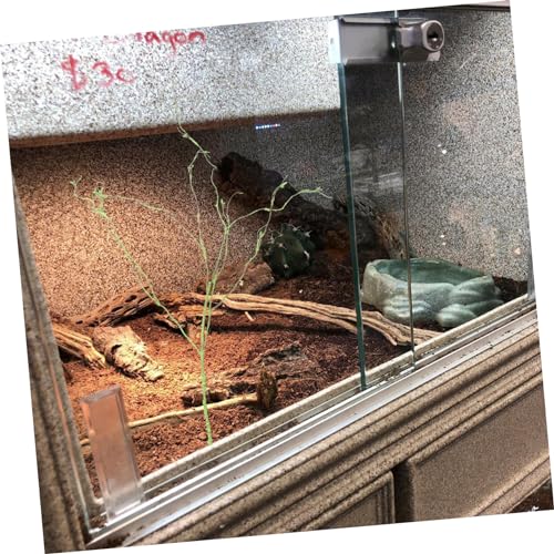 VICASKY Reptile Climbing Vine Decor for Terrarium Fake Vine Plant Suction Cup Realistic Reptile Tank Landscape Accessory for Lizards Snakes and Spiders