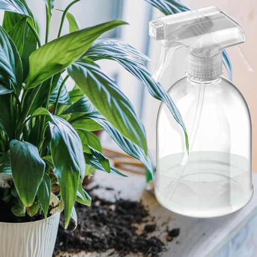 Bar5F Fine Mist Spray Bottle 16-Ounce Essential Oils, Gardening, Mild Cleaning Solutions, Pets, Plants, Cooking, Water Spray Bottle, Salon Hair Misting (2)