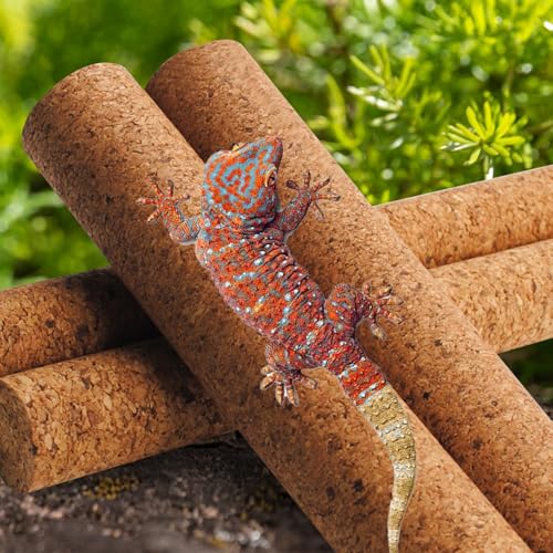 Reptiles Use Cork Branches Climb Branches,Natural Climbing Pet Cork Stick Natural Tree Frog Cork Wood Stick Branch for Reptiles Climbing Branches Frogs, Snakes, Lizards, Bearded Dragons - size: 11.81"D x 1.65"W x 1.65"H