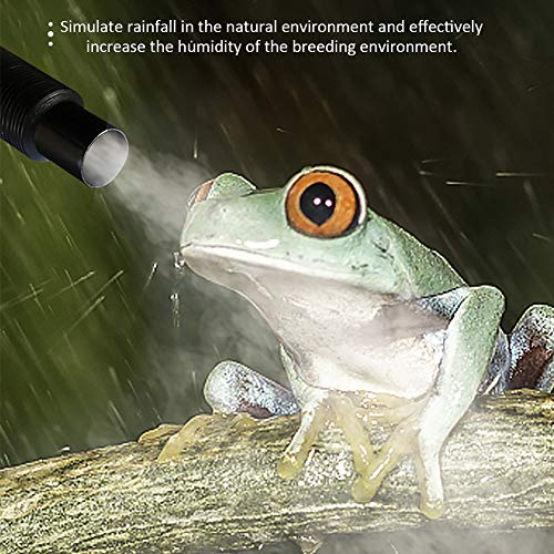 CALIDAKA Reptile Humidifier/Fogger with Extension Tube - 4L Large Tank Suitable for A Variety of Reptiles & Amphibians